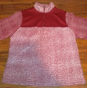 Womens fluffy quarterzip